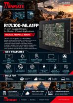 17" PCAP Rack Mount Defence Display R17L100-MLA1FP