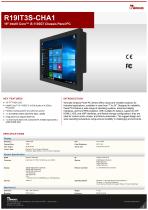19" Intel® Core™ i5-1135G7 Chassis Panel PC R19IT3S-CHA1