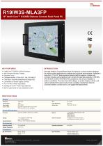 19" Intel® Core™ i5-8265U Defence Console Rack Panel PC R19IW3S-MLA3FP