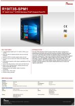 19" Intel® Core™ i5 IP65 Stainless PCAP Chassis Panel PC R19IT3S-SPM1