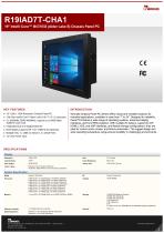 19" Intel® Core™ i9/i7/i5/i3 (Alder Lake S) Chassis Panel PC R19IAD7T-CHA1