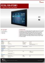 19" Multi-Touch Open Frame Display R19L100-POM1