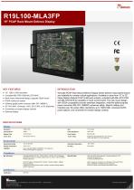 19" PCAP Rack Mount Defence Display R19L100-MLA3FP