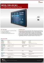 21.5" G-WIN GC-Series Front IP65 PCAP Display W22L100-GCA3