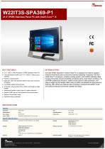 21.5" IP69K Stainless Panel PC with Intel® Core™ i5 W22IT3S-SPA369-P1