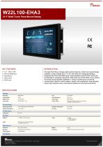 21.5" Multi-Touch Panel Mount Display W22L100-EHA3
