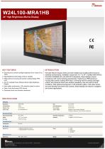 24" High Brightness Marine Display W24L100-MRA1HB