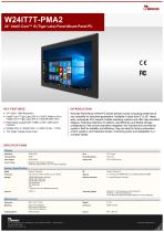 24” Intel® Core™ i5 (Tiger Lake) Panel Mount Panel PC W24IT7T-PMA2