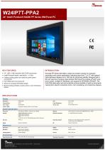 24" Intel® Pentium® N4200 PP Series HMI Panel PC W24IP7T-PPA2