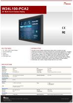 24" Multi-Touch Chassis Display W24L100-PCA2
