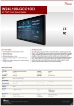 24" PCAP Touch Chassis Display W24L100-GCC1OD