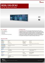 28.6" Bar Type Open Frame Display W28L100-OFA2