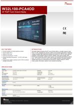 32" PCAP Touch Chassis Display W32L100-PCA4OD