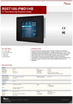 5.7" Panel Mount High Brightness Display R05T100-PMD1HB