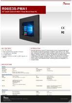 6.5" Intel® Celeron® N6211 Panel Mount Panel PC R06IE3S-PMA1