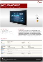 7" G-WIN GS Series High Brightness Display W07L100-GSO1HB