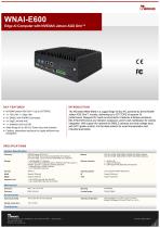Edge AI Computer with NVIDIA® Jetson AGX Orin™ WNAI-E600