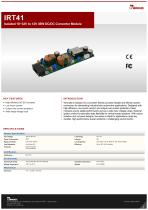 Isolated 18~32V to 12V 36W DC/DC Converter Module IRT41