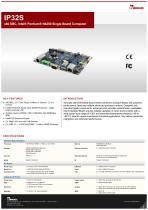 x86 SBC, Intel® Pentium® N4200 Single Board Computer IP32S