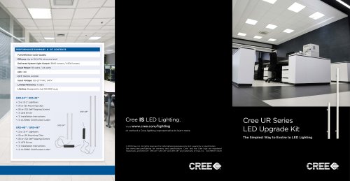 Cree UR Series LED Upgrade Kit