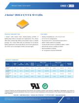 J Series® 2835 6‑V, 9‑V & 18‑V LEDs