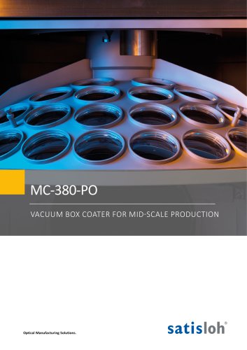 Precision Optics - Coating MC-380-PO medium thin-film coater