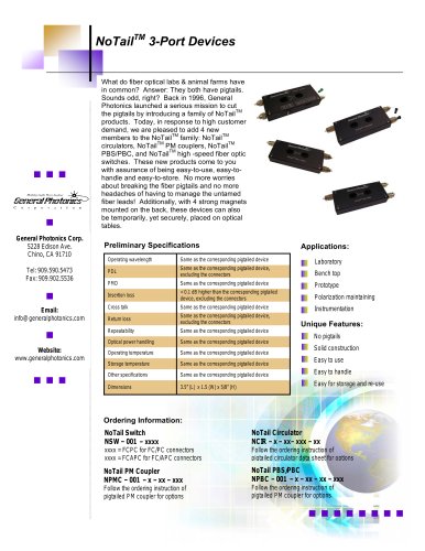 3 Port Circulator, NoTail 