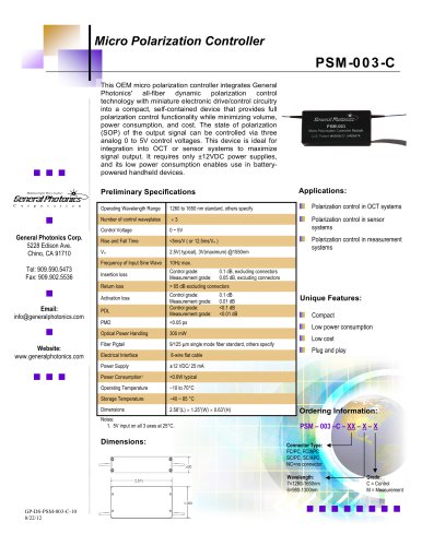 Micro Polarization Controller