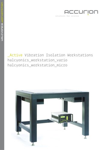 Active Vibration Isolation Workstations