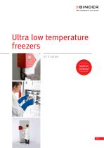 Ultralow temperature freezers  UF V series