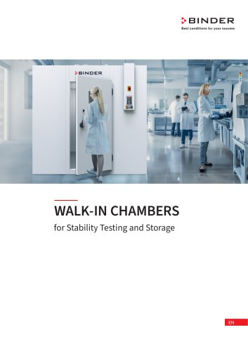 Walk-in chamber