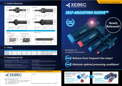 XEBEC Self Adjusting Sleeve™