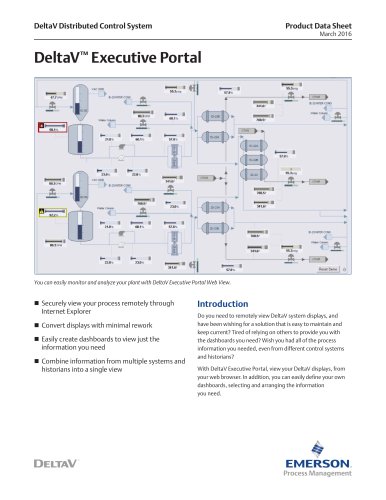 DeltaV Executive Portal