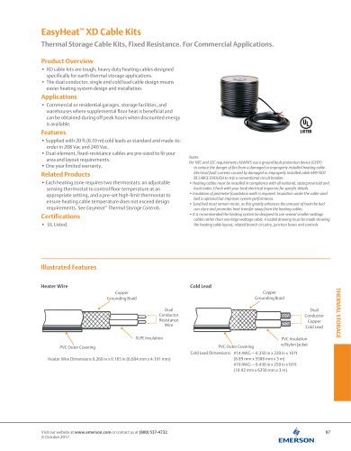 EasyHeat™ XD Cable Kits