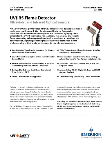 Net Safety UV/IR Flame Detector