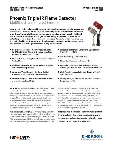 Phoenix Triple IR Flame Detector