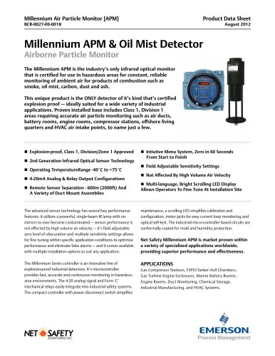 Smoke & Oil Mist Detector (Air Particle Monitor)