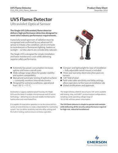 UVS Flame Detector