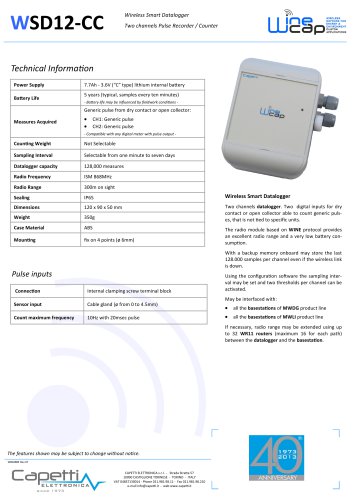 WSD12-CC - Wireless Smart Datalogger