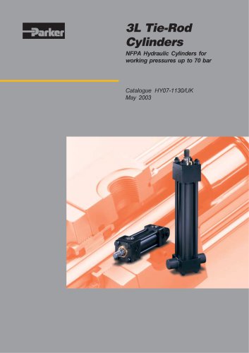 3L Tie-Rod Cylinders NFPA Hydraulic Cylinders for working pressures up to 70 bar