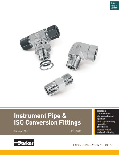 Instrument Pipe &  ISO Conversion Fittings