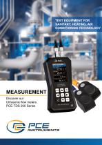 Ultrasonic flow meters PCE-TDS 200 Series