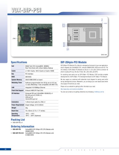 VDX-DIP-PCID (800MHz)  