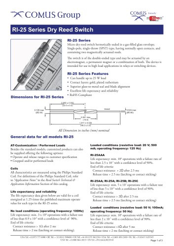 RI-25 Series