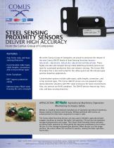 STEEL SENSING PROXIMITY SENSORS DELIVER HIGH ACCURACY