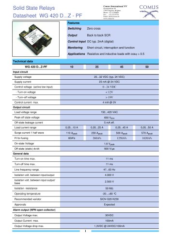 WG 420 T MR