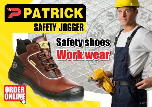 Patrick Safety Jogger Catalog