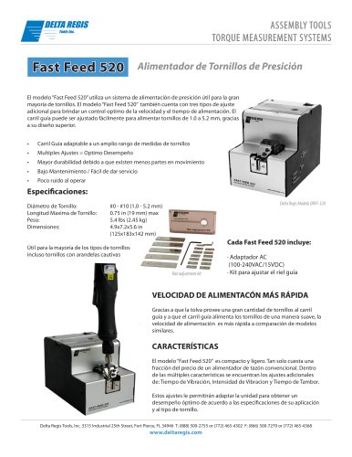 Alimentador de Tornillos de Presición