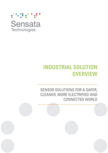 Sensata Industrial Solution Overview