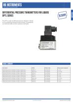 DPTL Differential pressure transmitter for liquids